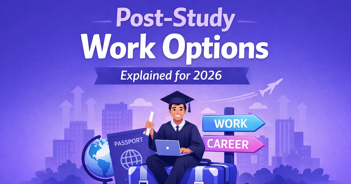 Post-Study Work Options Explained for 2026