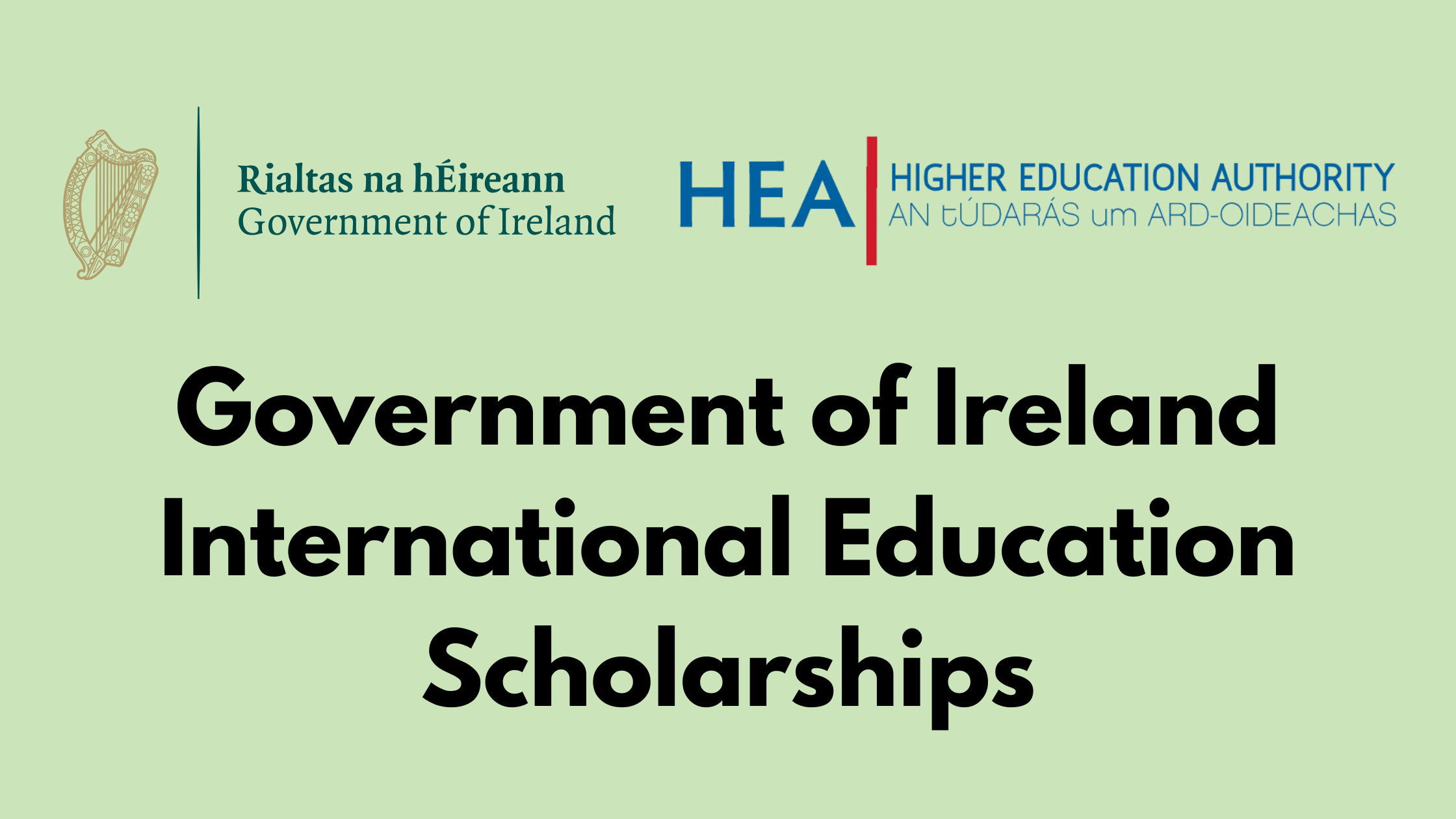 Government of Ireland International Education Scholarships