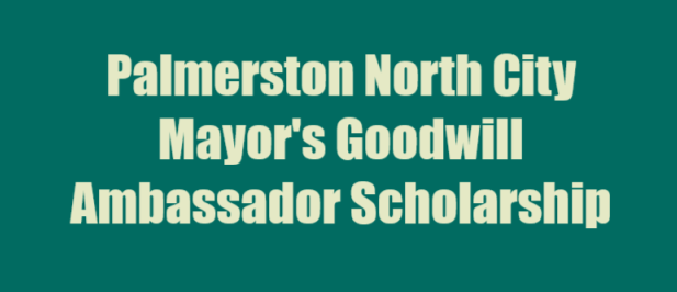 Palmerston North City Mayor's Goodwill Ambassador Scholarship