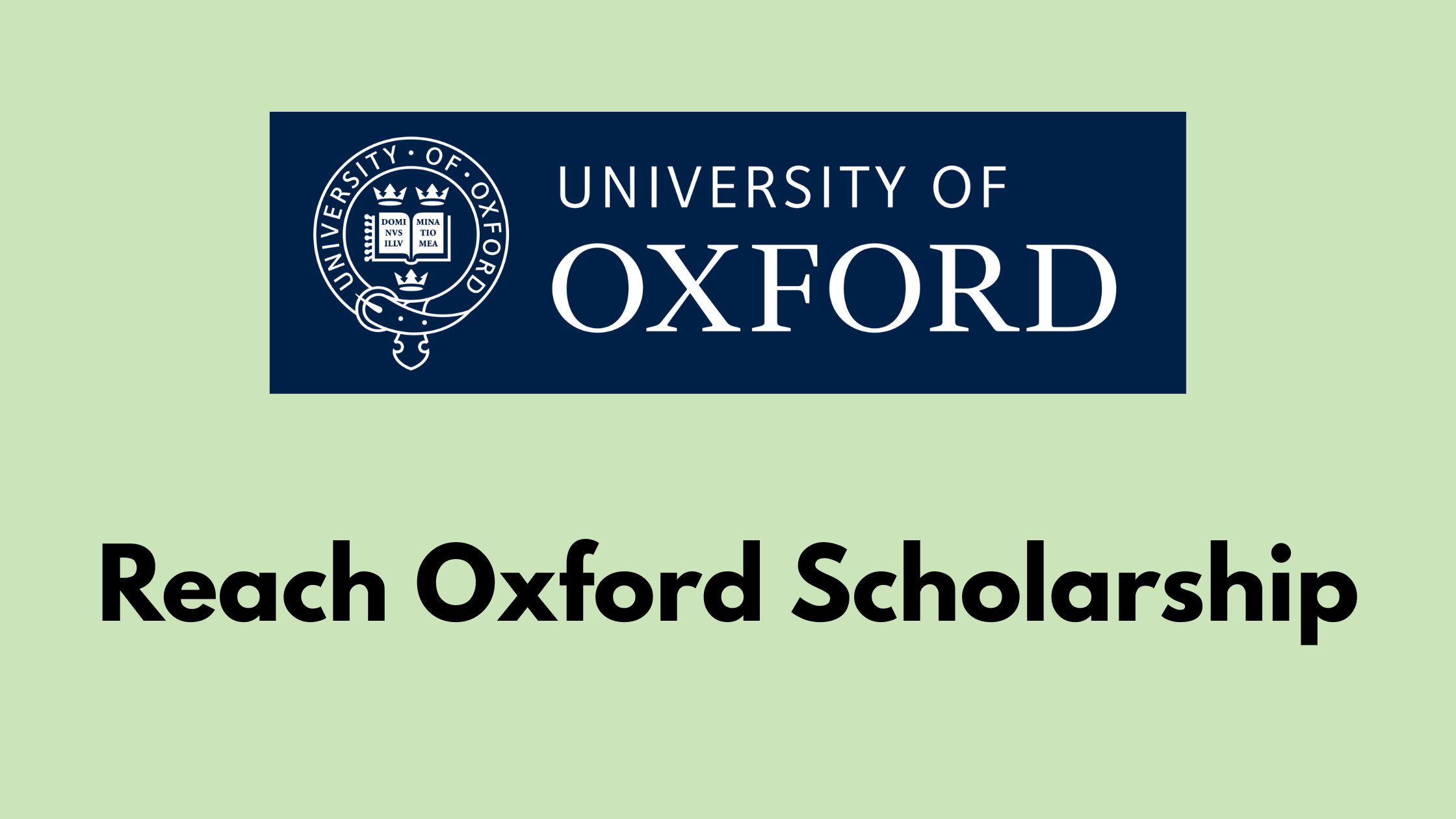 Reach Oxford Scholarship