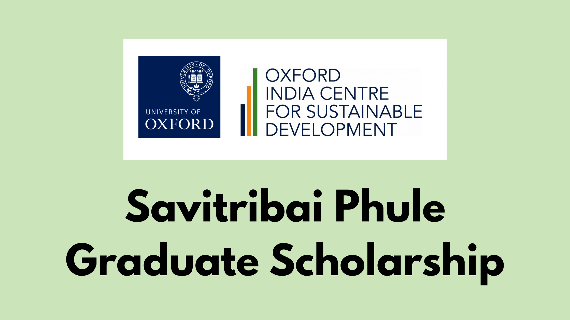 Savitribai Phule Graduate Scholarship